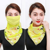 Sunscreen mask silk scarf neck scarf kaivaro