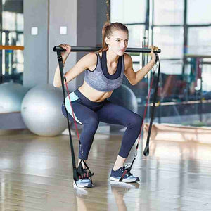 Pilates Bar Kit with Resistance Bands kairova