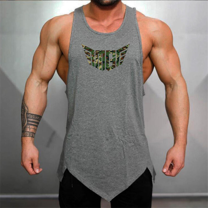 Men's Camouflage Muscle Fitness Vest kairova