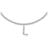 Euro-Glam Diamond Letter Pendant null