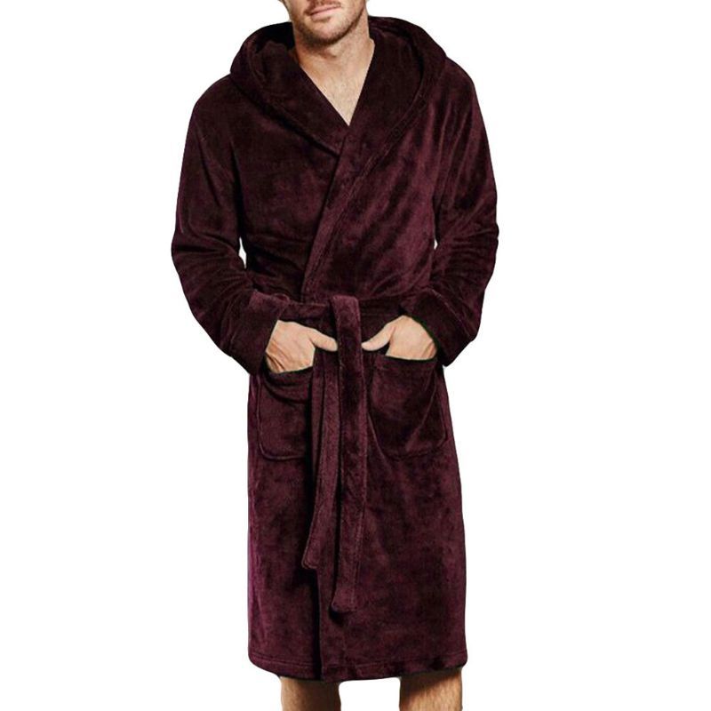 Mens & Ladies Nylon Hooded Bathrobe kairova