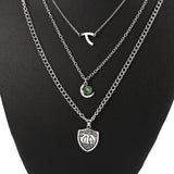 Multilayer short necklace necklace null