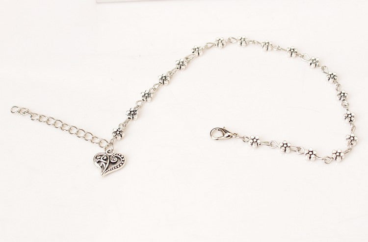 Heart shaped Anklet null