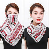Sunscreen mask silk scarf neck scarf kaivaro