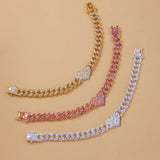 Radiant Heart Cuban Link Anklet null