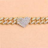 Radiant Heart Cuban Link Anklet null