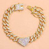 Radiant Heart Cuban Link Anklet null