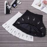 Pleated skirt embroidered skirt kairova