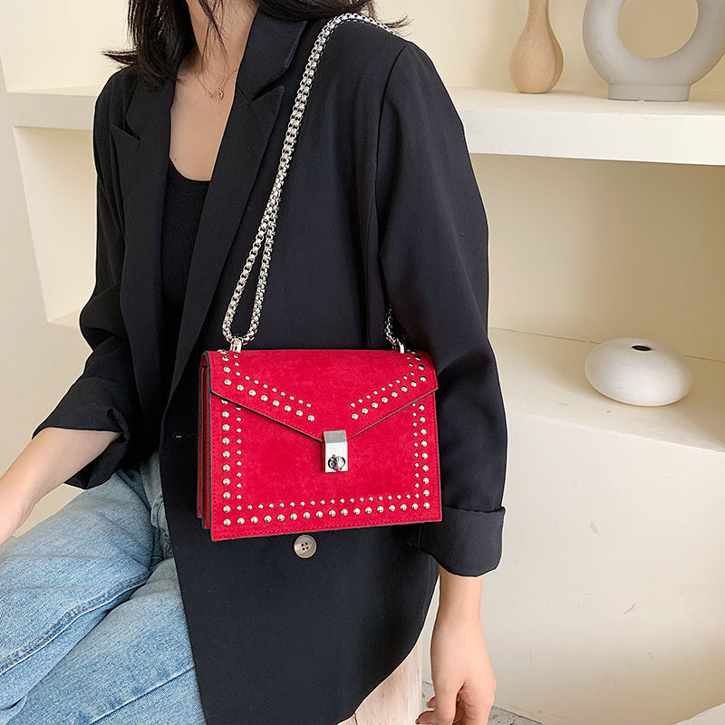 Leather Scrub Small Shoulder Messenger Bags For Women kaivaro