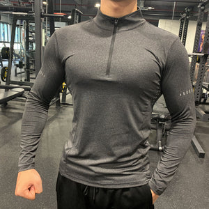 Men's Half-Zipper Fitness Long Sleeve kairova