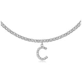 Euro-Glam Diamond Letter Pendant null