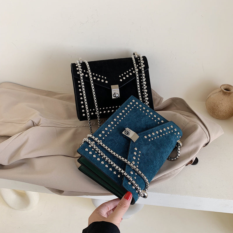 Leather Scrub Small Shoulder Messenger Bags For Women kaivaro