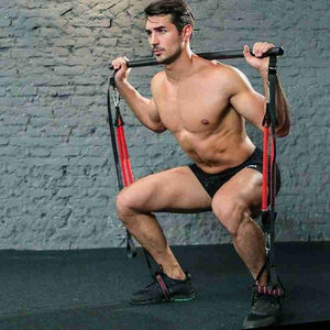 Pilates Bar Kit with Resistance Bands kairova
