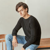 Mens bottoming shirt knitted sweater pullover Autumn kairova