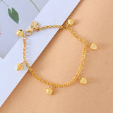 Simple Heart Charm Bracelet null