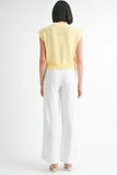 SLEEVELESS SWEATER TOP