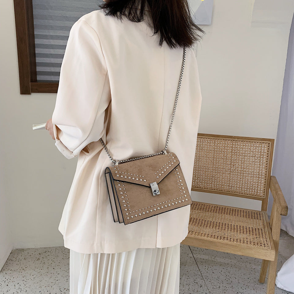 Leather Scrub Small Shoulder Messenger Bags For Women kaivaro