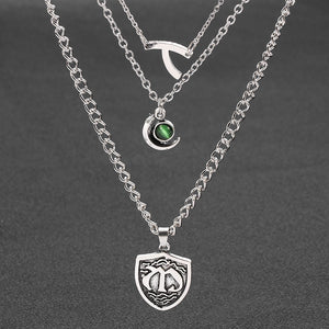 Multilayer short necklace necklace null