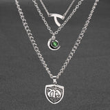 Multilayer short necklace necklace null