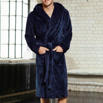 Mens & Ladies Nylon Hooded Bathrobe kairova