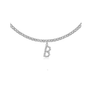 Euro-Glam Diamond Letter Pendant null
