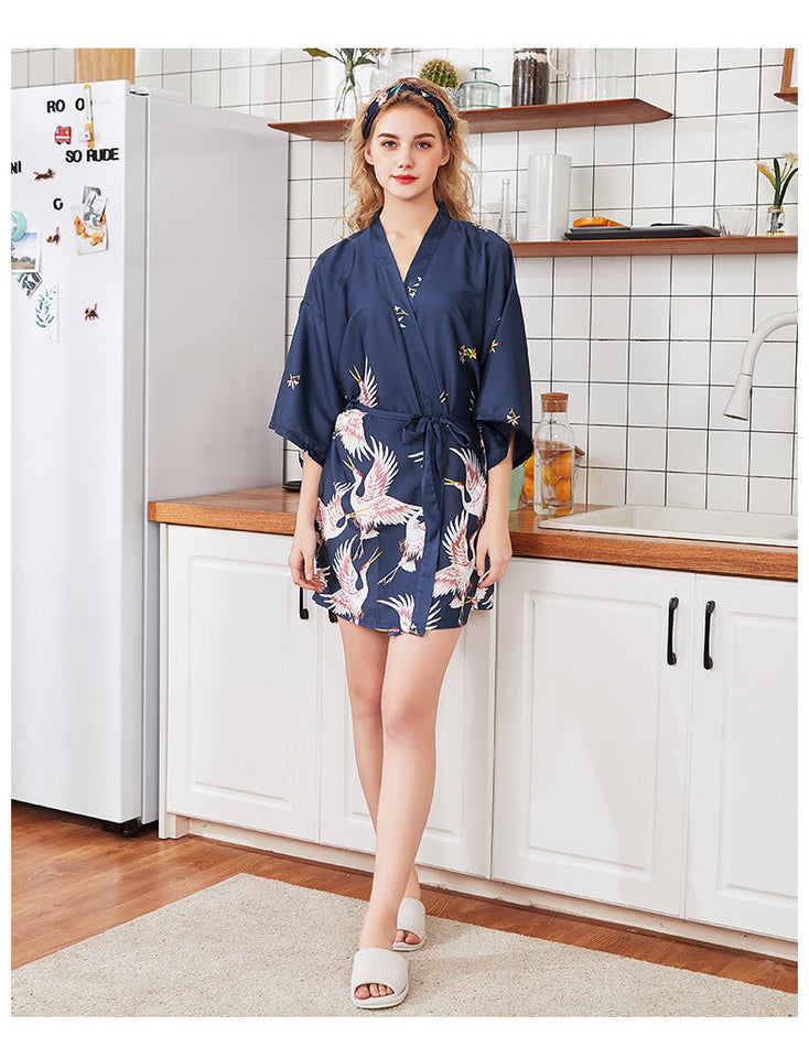 Bridal gown silk pajamas
