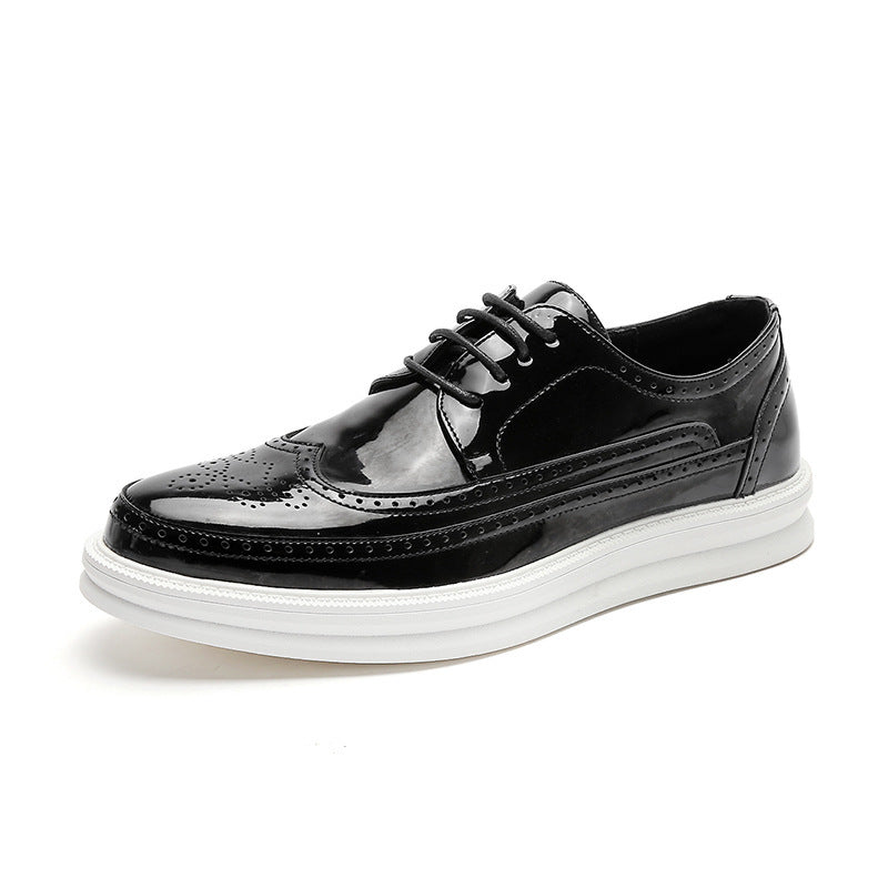 Mens Business Casual Korean Style Trendy British Mens Shoes kairova