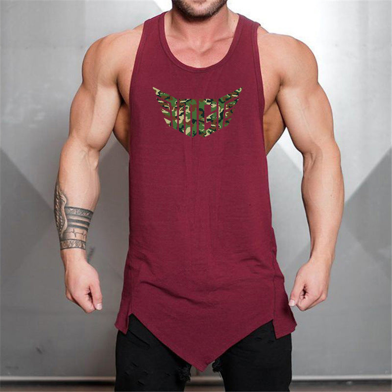 Men's Camouflage Muscle Fitness Vest kairova