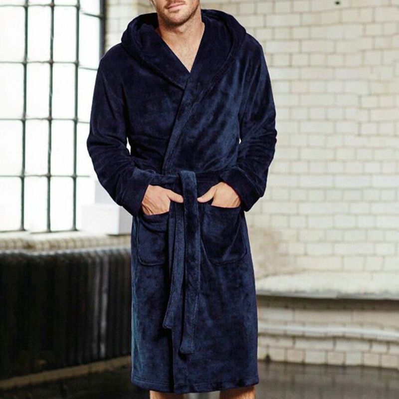 Mens & Ladies Nylon Hooded Bathrobe kairova