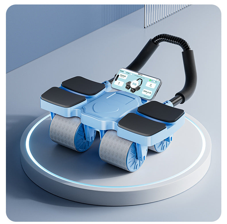 Abdominal Wheel with Auto Rebound & APP Fitness Equipment kairova