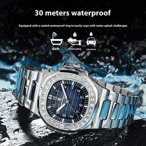 AquaGleam: Waterproof Luminous Watch for the Modern Man null
