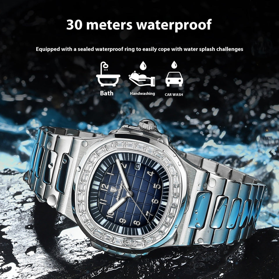 AquaGleam: Waterproof Luminous Watch for the Modern Man null