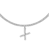 Euro-Glam Diamond Letter Pendant null