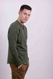 Long Sleeves Henley T-Shirt