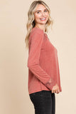 Super Lady Full Size Lace Detail round Neck T-Shirt