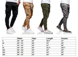 Men'S Casual Joggers Pants Sweatpants Cargo Combat Loose Sport Workout Trousers