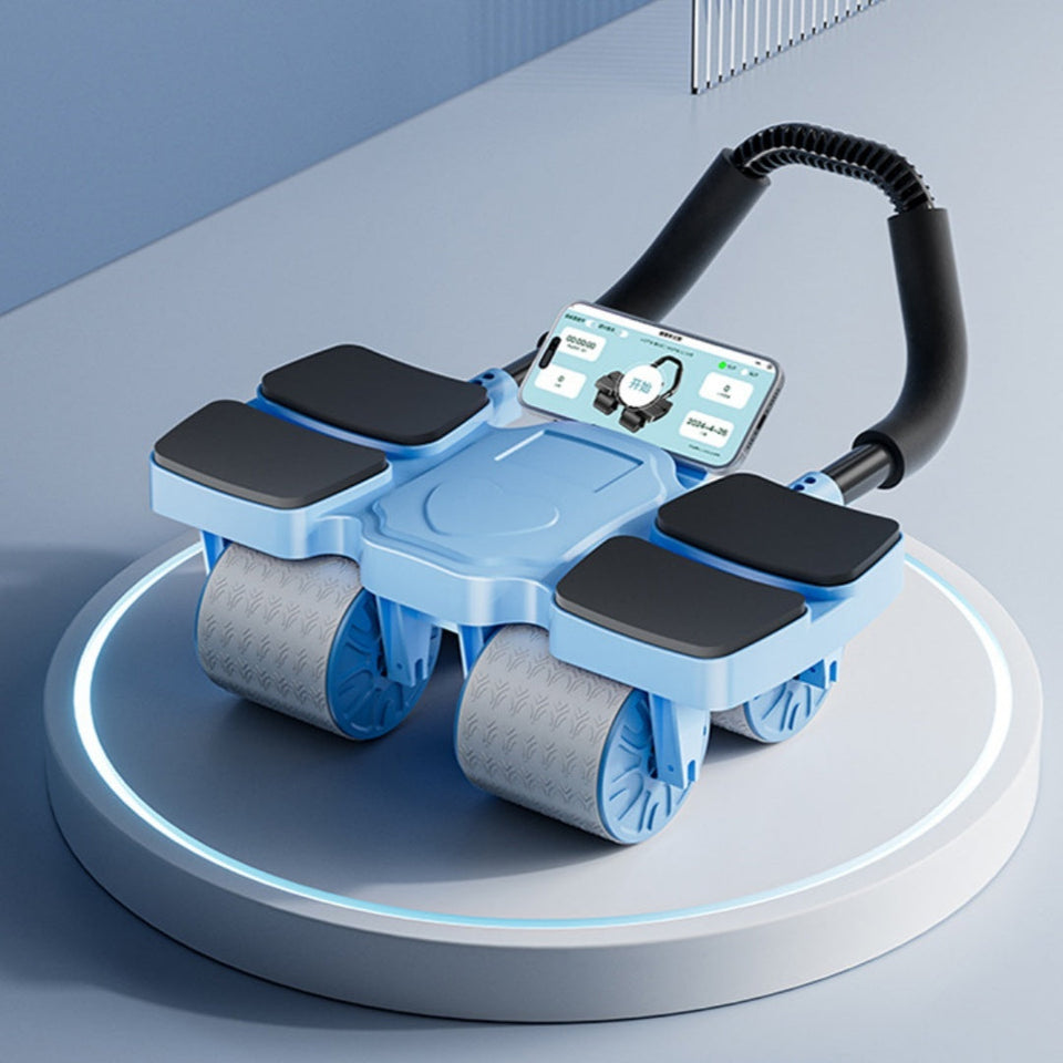 Abdominal Wheel with Auto Rebound & APP Fitness Equipment kairova