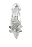 Erika Rhinestones Embellished Clear Pump Shoes