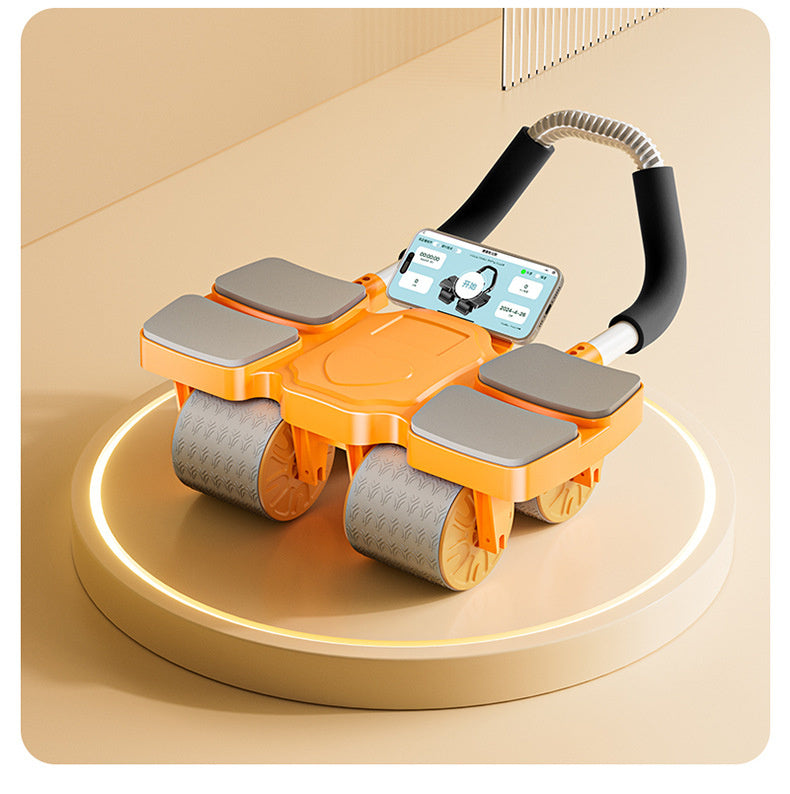 Abdominal Wheel with Auto Rebound & APP Fitness Equipment kairova
