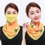 Sunscreen mask silk scarf neck scarf kaivaro