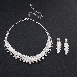 Wedding jewelry set null