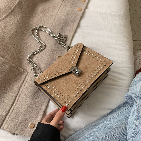 Leather Scrub Small Shoulder Messenger Bags For Women kaivaro