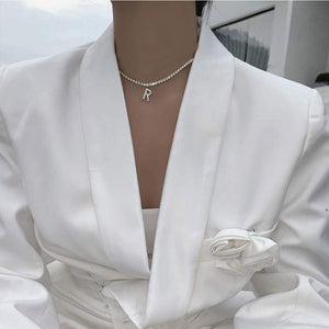 Euro-Glam Diamond Letter Pendant null