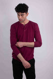 Long Sleeves Henley T-Shirt