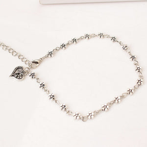 Heart shaped Anklet null