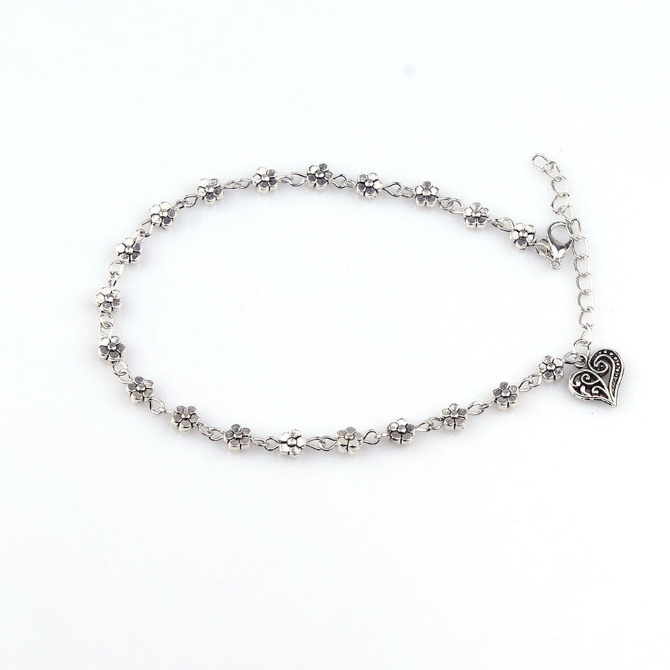 Heart shaped Anklet null