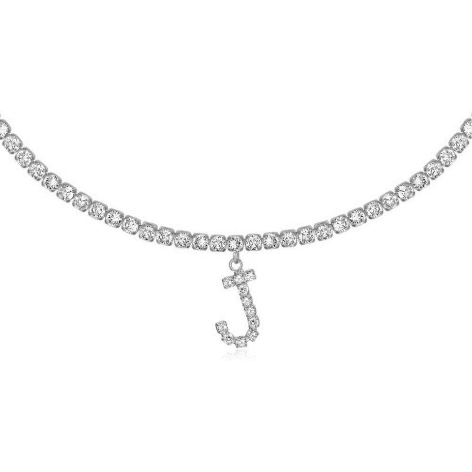 Euro-Glam Diamond Letter Pendant null