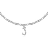 Euro-Glam Diamond Letter Pendant null