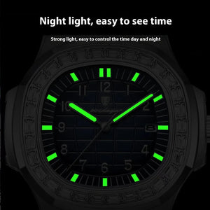 AquaGleam: Waterproof Luminous Watch for the Modern Man null