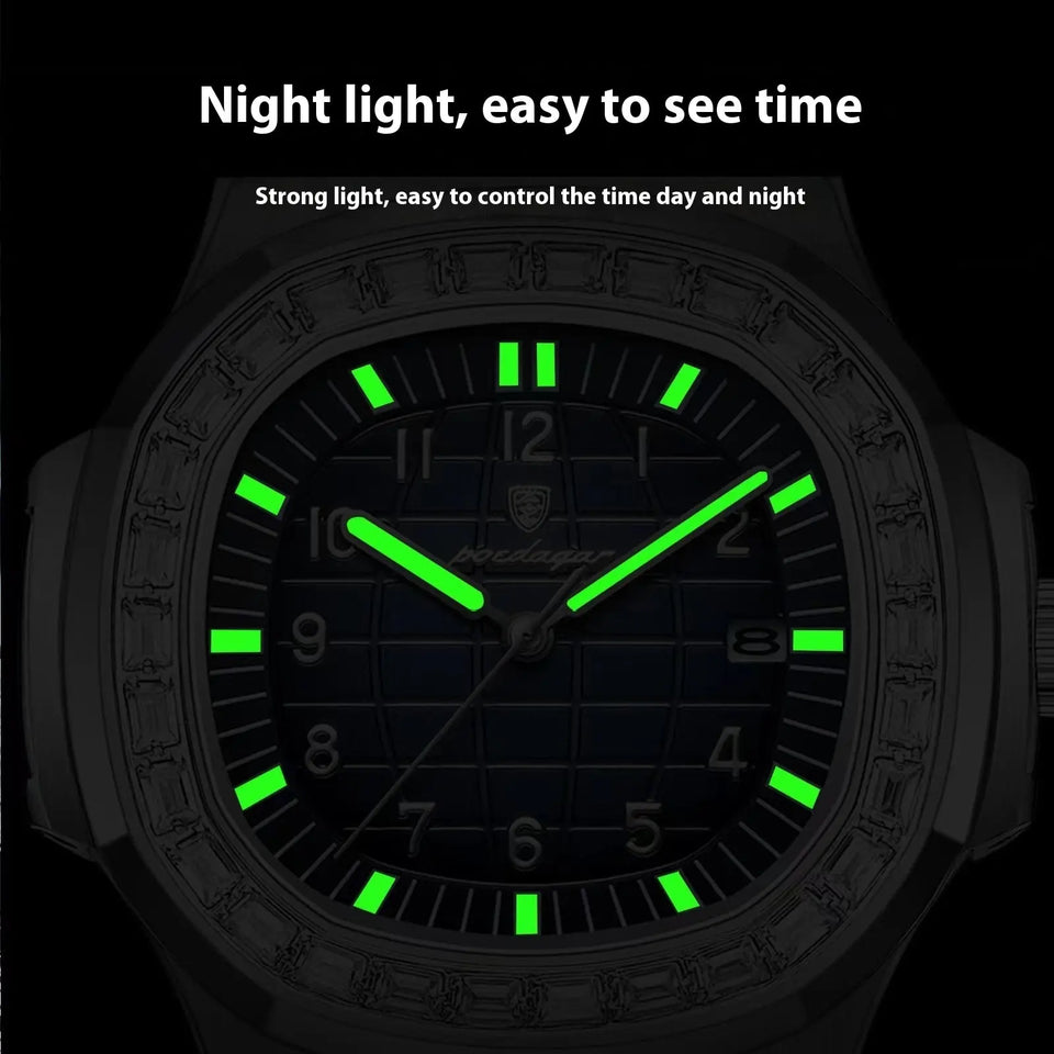 AquaGleam: Waterproof Luminous Watch for the Modern Man null